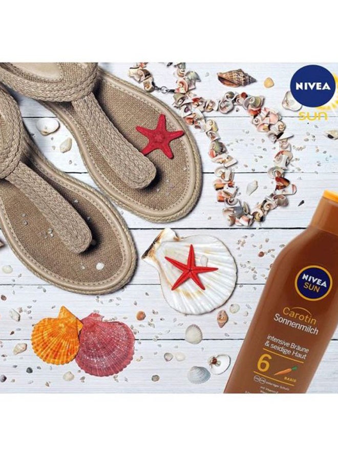 نيفيا لوشن الكاروتين لتسمير البشرة بعامل حماية من الشمس 6 200ملليلتر - Image 3