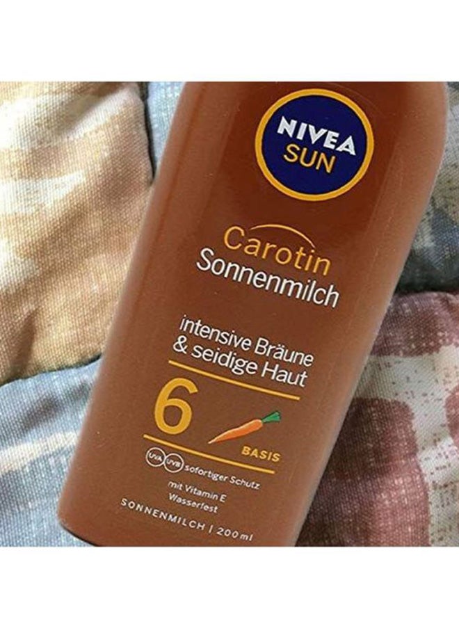 نيفيا لوشن الكاروتين لتسمير البشرة بعامل حماية من الشمس 6 200ملليلتر - Image 4