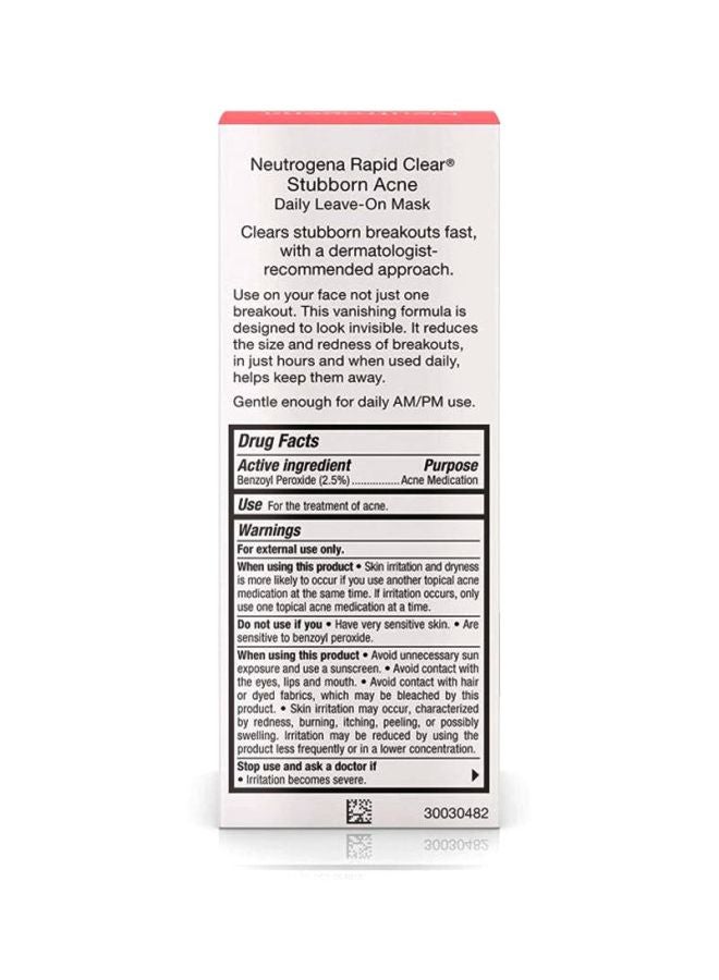 Neutrogena - Rapid Clear Stubborn Acne Daily Leave-On Mask 56grams - Image 1
