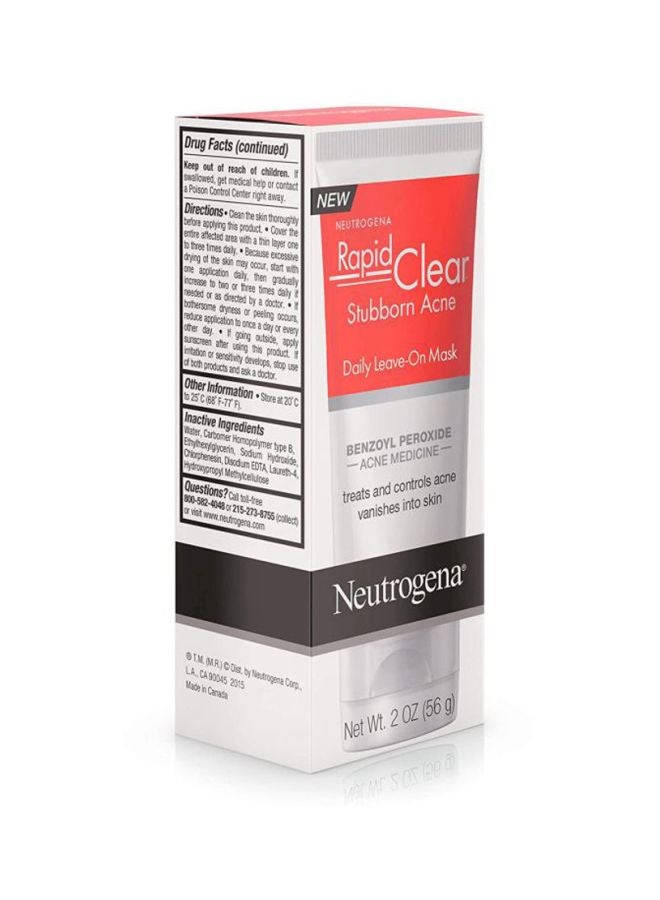Neutrogena - Rapid Clear Stubborn Acne Daily Leave-On Mask 56grams - Image 1