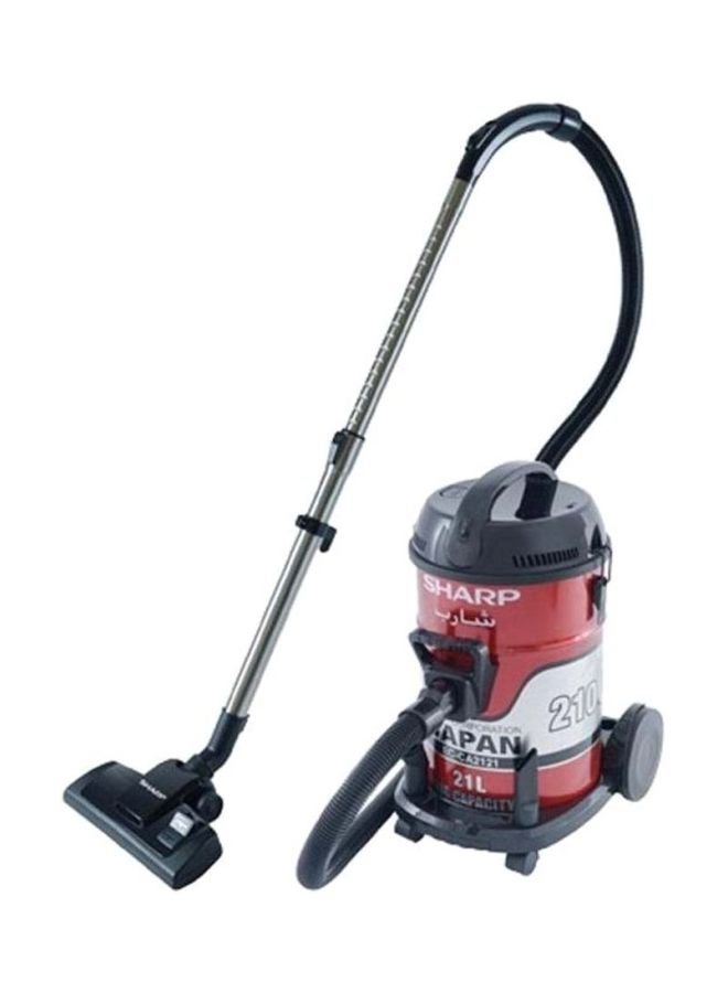 شارب مكنسة كهربائية على شكل حاوية 21 L 2100 W ECCA2121 أحمر/أسود/فضي  - Image 2