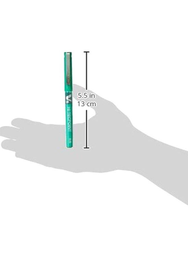 PILOT Pack of 12 Hi-Techpoint Rollerball Pen Green - Image 5