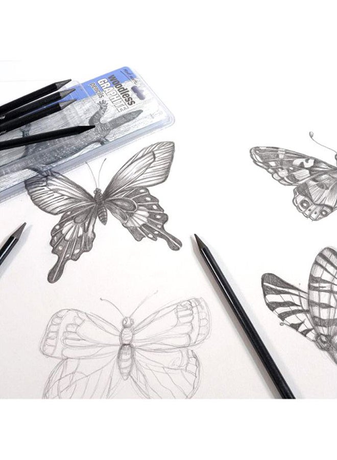 Montmarte 6-Piece Graphite Woodless Pencil Black - Image 5