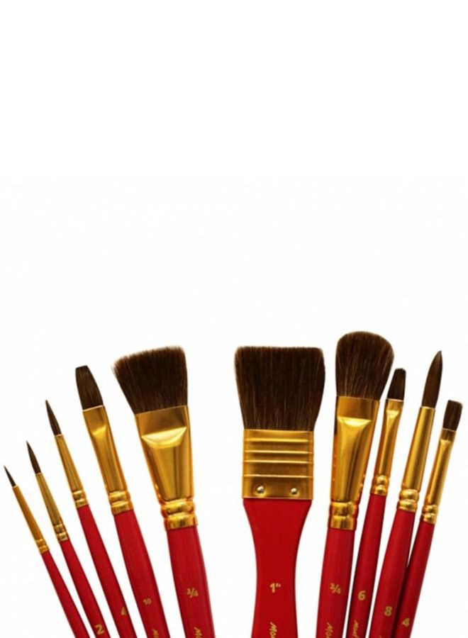 Montmarte 11-Piece Water Color Brush Set multicolor - Image 4