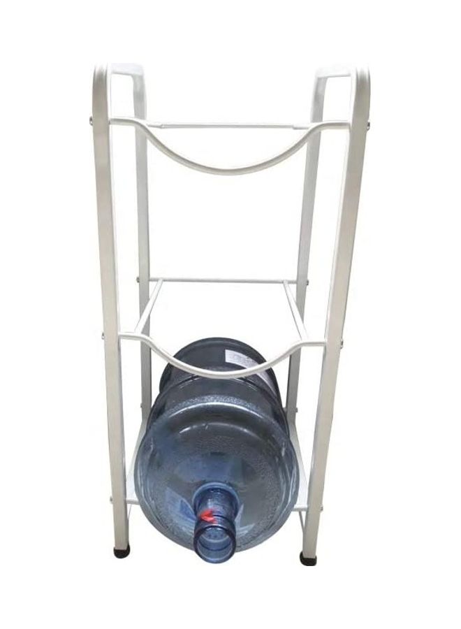 3-Rack Gallon Storage Shelf Silver 29inch  - Image 1