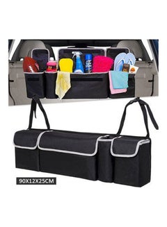 Generic Back Seat Organiser Car Hanging Pouch Bag Black 90cm  - Image 2