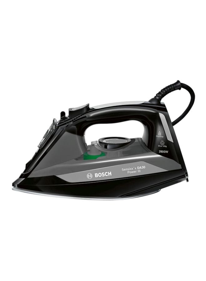 BOSCH - Steam Iron 2800.0 W TDA3021GB Black - Image 1