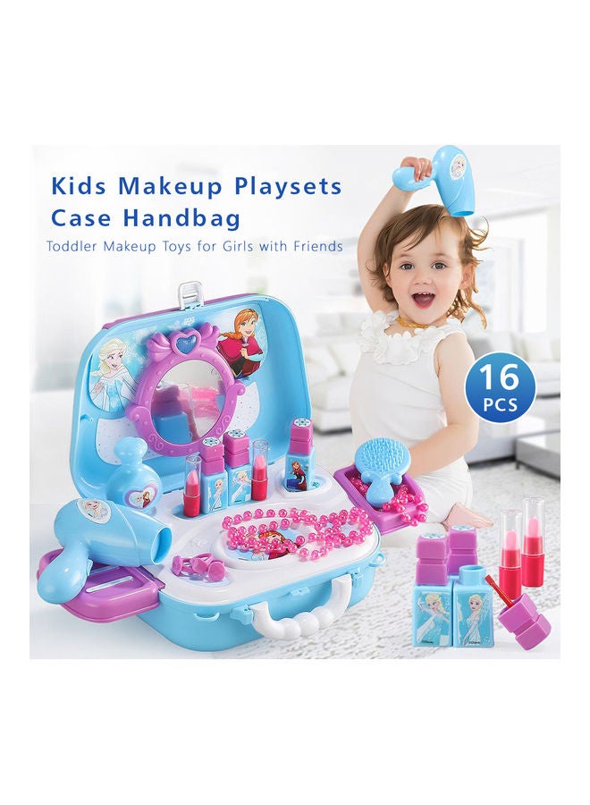 16-Piece Makeup Playset with Case Handbag  - Image 1