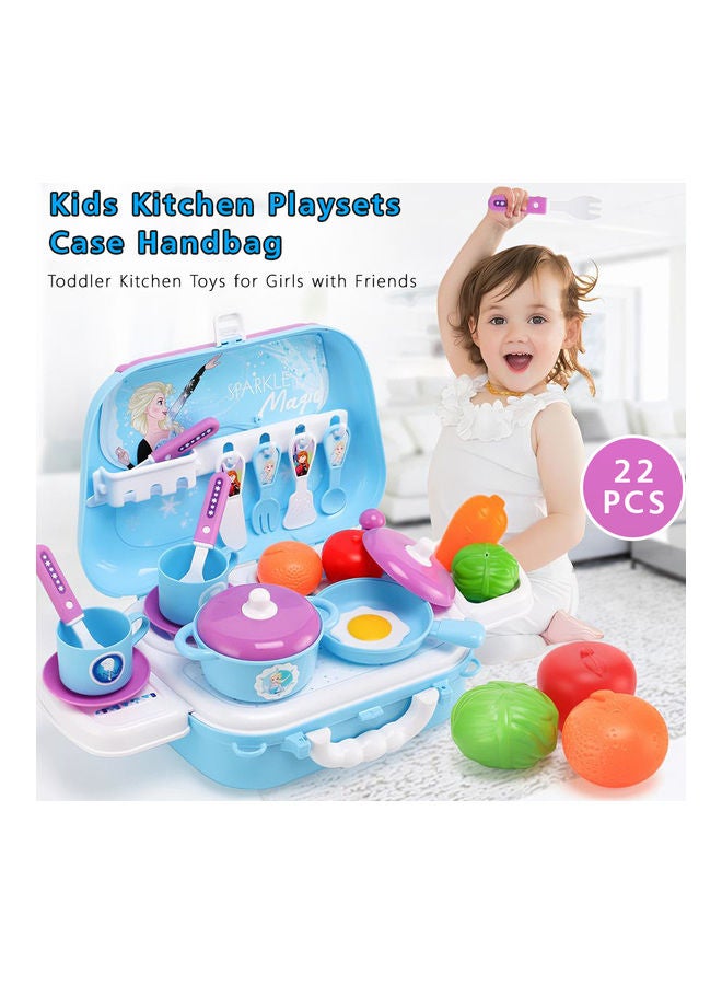 22-Piece Kitchen Playset with Case Handbag - Image 1