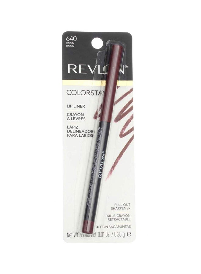 ريفلون محدد شفاه كولور ستاي يدوم طويلاً 640 لون الزبيب - Image 2