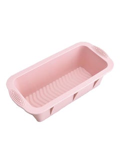 Rectangular Silicone Non-Slip Bread Toast Mold Pink 25x12x6.8cm