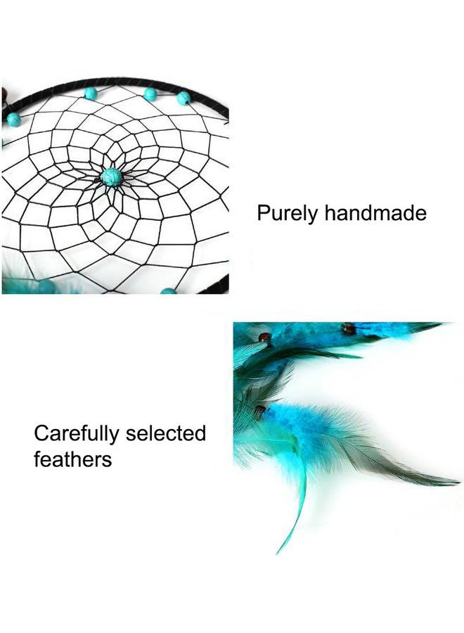 AnneFish Indian Feather Dream Catcher Pendant With Led Light Multicolour 60cm  - Image 5