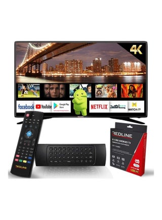 تلفزيون LED ريدلاين أندرويد مقاس 43 بوصة RED-LED43K1000 أسود - v1616225189/N45452883A_1
