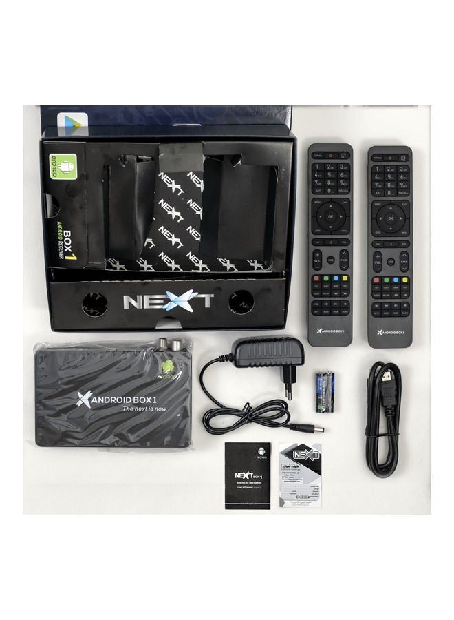 Next - Android 4K Receiver-Box 1 Andr-Box1 Black/Green/White - Image 1