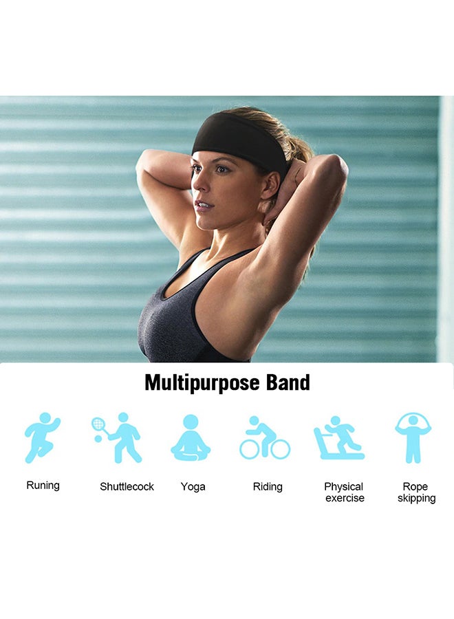 Generic Pack Of 4 Sports Head Band -Assorted 15inch 15inch  - Image 3