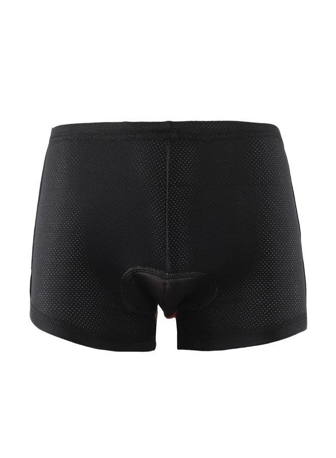 3D Gel Padded Underwear Shorts Black/Red - Image 1