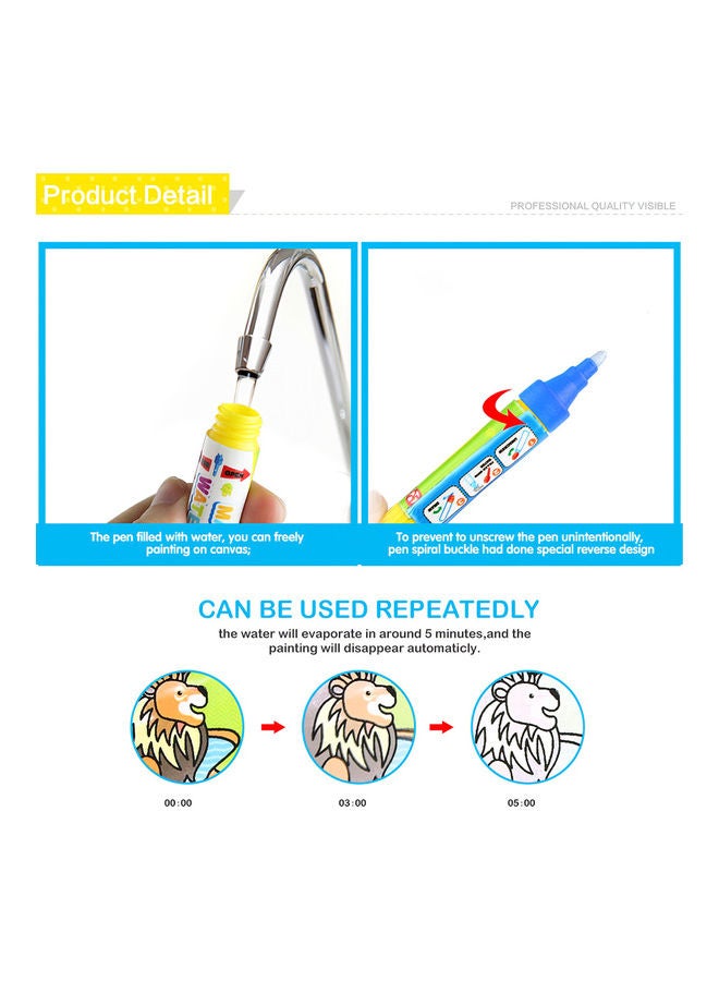 كتاب الرسم المائي السحري مع قلم مائي - Image 2