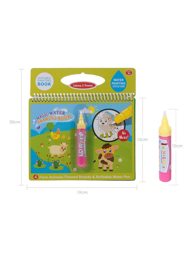 كتاب الرسم المائي السحري مع قلم مائي - Image 5