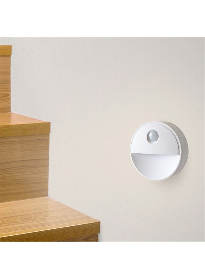 ISank Human Body Induction Lamp LED Night Light Warm White 8x8x2.7cm - Image 3