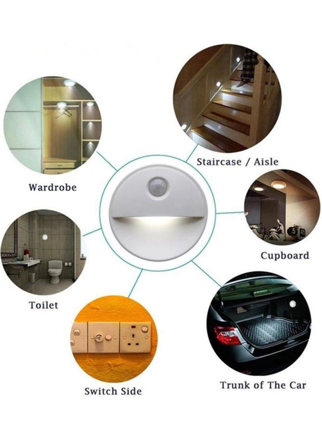 ISank Human Body Induction Lamp LED Night Light Warm White 8x8x2.7cm - Image 4