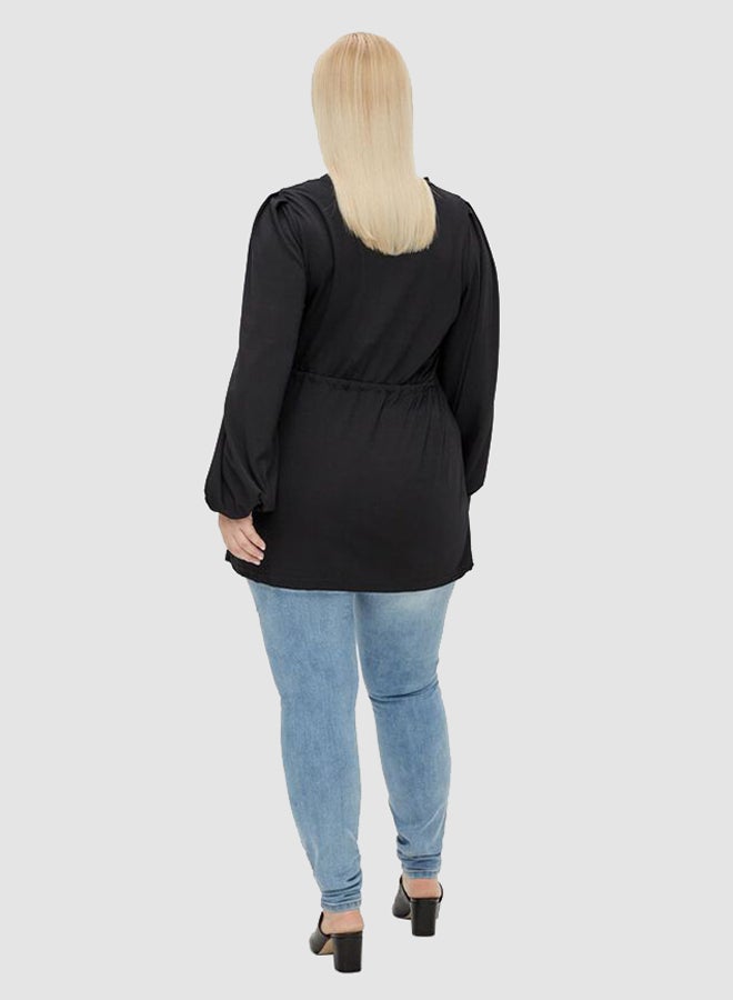 Mamalicious 2-in-1 Maternity Top Black  - Image 2