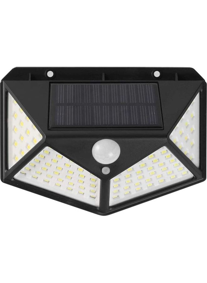 ماركة غير محددة مصباح LED يعمل بالطاقة الشمسية ومزود بجهاز استشعار للحركة للأماكن الخارجية أسود/ أبيض/ أصفر 2.36x5.23x3.7بوصة  - Image 1