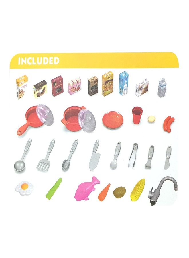 non 49-Piece Talented Chef Kitchen Toy Set 34.5X33X72.5cm - Image 2