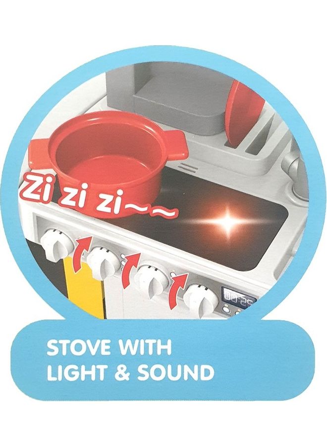 non 49-Piece Talented Chef Kitchen Toy Set 34.5X33X72.5cm - Image 4