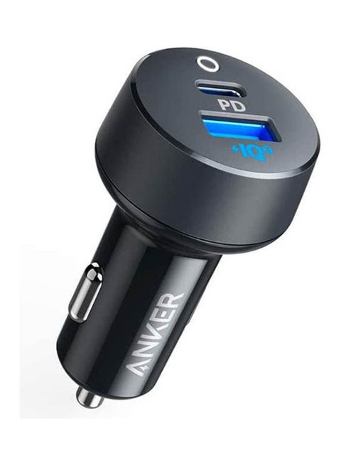 USB C Car Charger, 33W PowerDrive PD＋ 2 Car Adapter with 1 18W PD Port for iPad, iPhone XS/Max/XR/X/8, and 1 15W Fast Charge Port for Samsung S10/S9/S8 Black