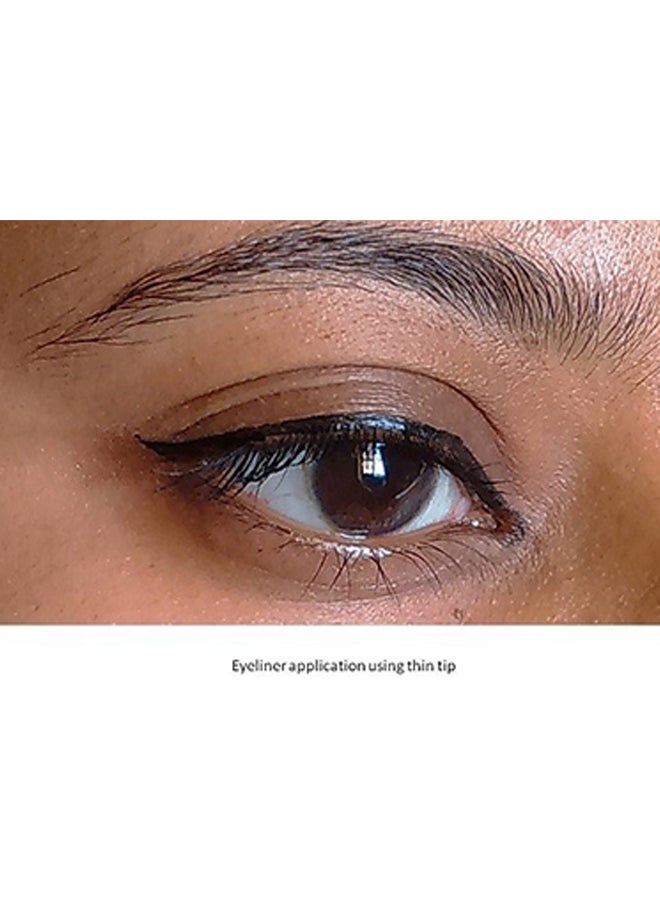 Essence - 2 in 1 Eyeliner Pen Jet Black - Image 1