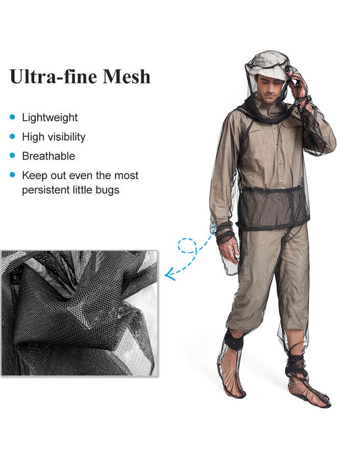 Generic Lightweight Mesh Mosquito Gloves And Mittens With Socks - Image 4