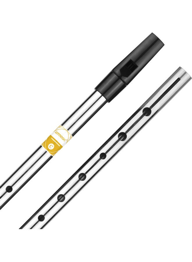 ammoon Flute Wind Musical Instruments Silver , Key of C - Image 1