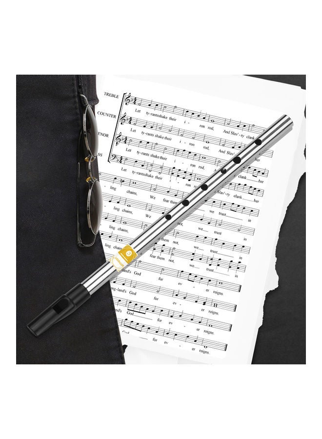 ammoon Flute Wind Musical Instruments Silver , Key of C - Image 4