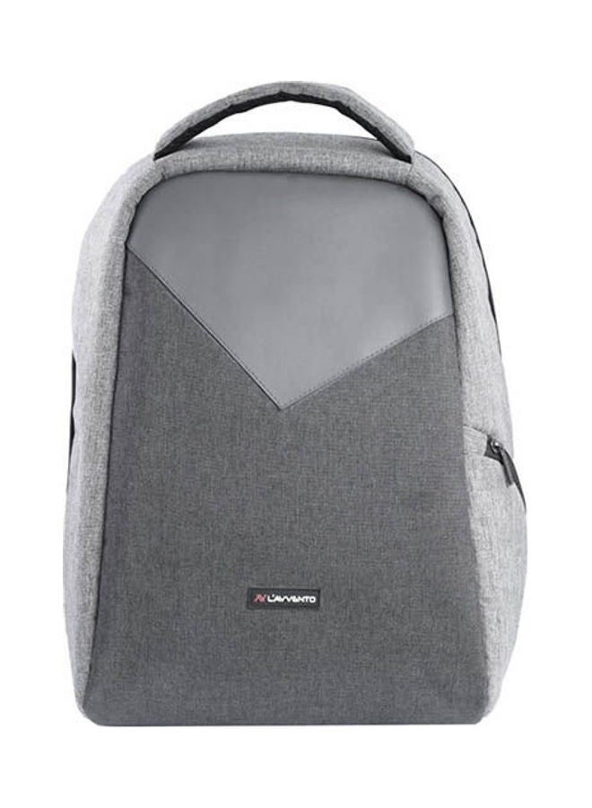 L'avvento Laptop Backpack, Made by High Quality Nylon Material with  Zipper Puller Grey