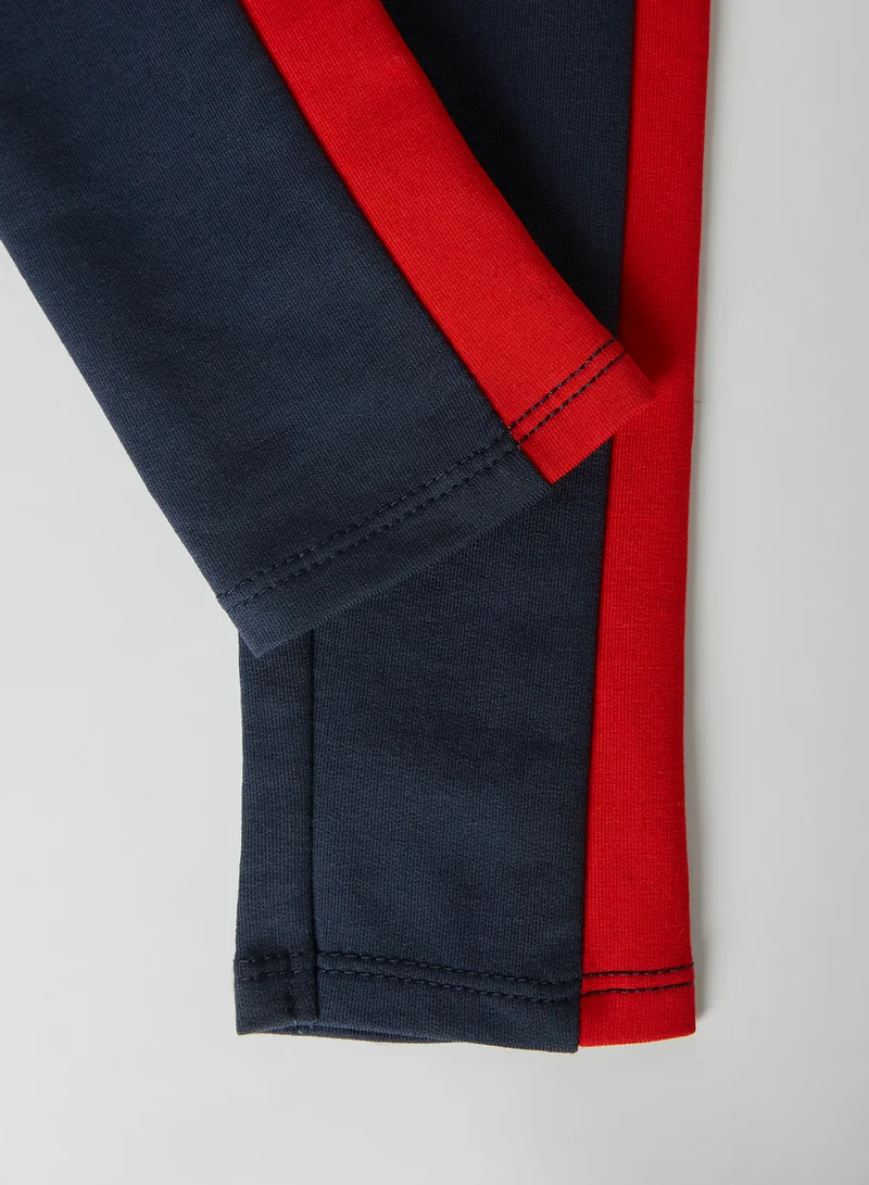 TOMMY HILFIGER Teen Colorblock Leggings Twilight Navy/Deep Crimson