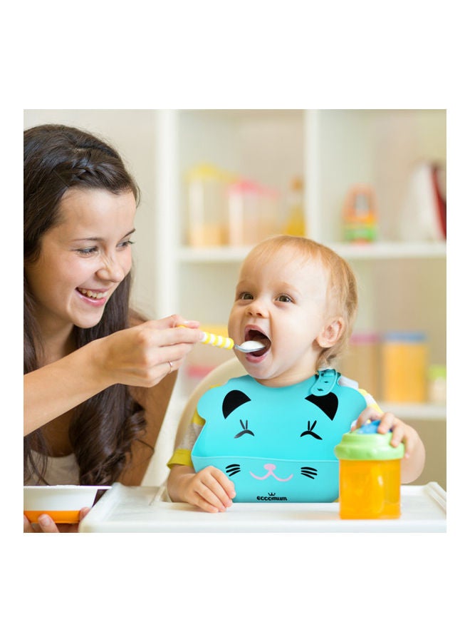 eccomum 3-Piece Silicone Baby Bib - Image 4