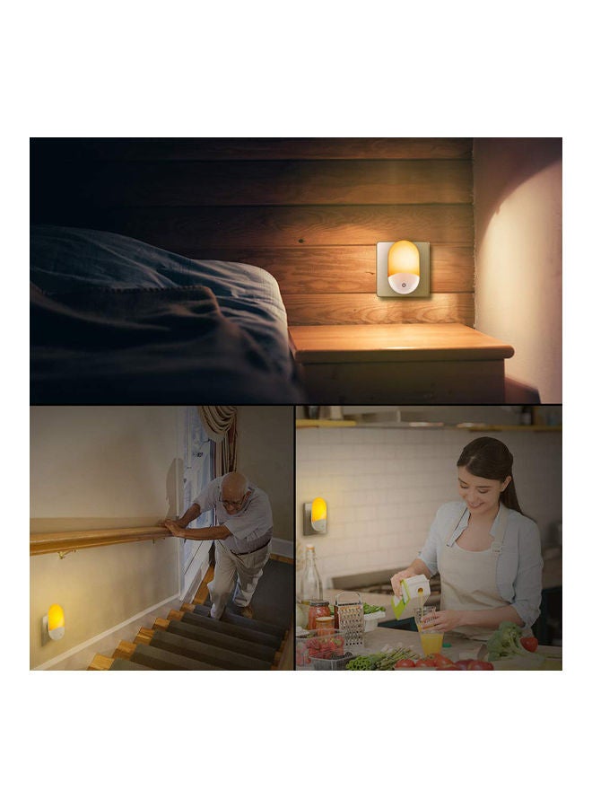 LED Plug-In Night Light with Dusk-To-Dawn Sensor Warm White