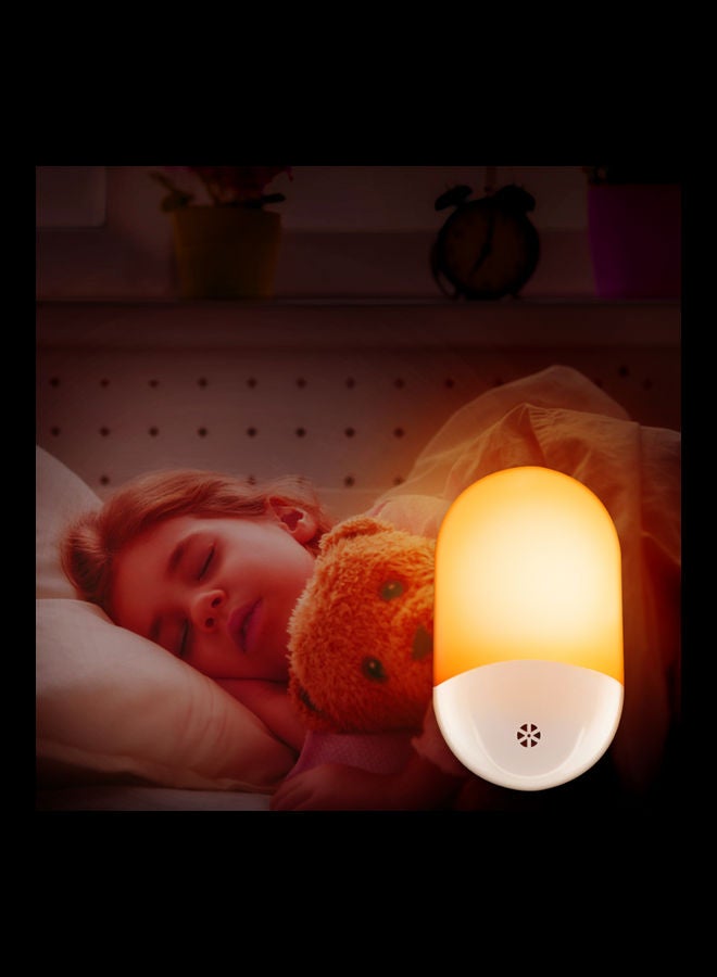 LED Plug-In Night Light with Dusk-To-Dawn Sensor Warm White