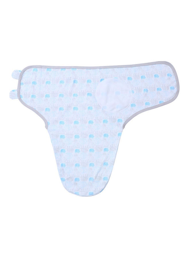 انسولار طقم قماط للف الطفل قابل للتعديل وبطبعة رسومات كرتونية، مكون من قطعتين - Image 3