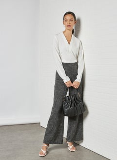 SELECTED FEMME V Neck Blouse Snow White  - Image 3