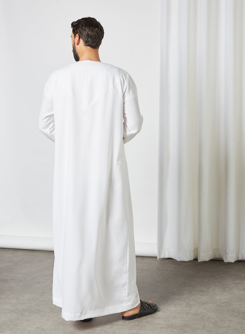 SIVVI for SAQR Premium Emirati Kandora White - Image 2