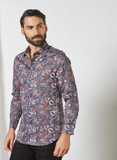Sivvi x D'Atelier Paisley Print Shirt Navy  - Image 1