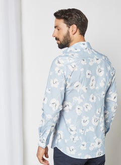 Sivvi x D'Atelier Floral Print Shirt Blue  - Image 2
