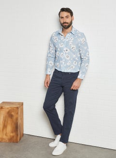 Sivvi x D'Atelier Floral Print Shirt Blue  - Image 3