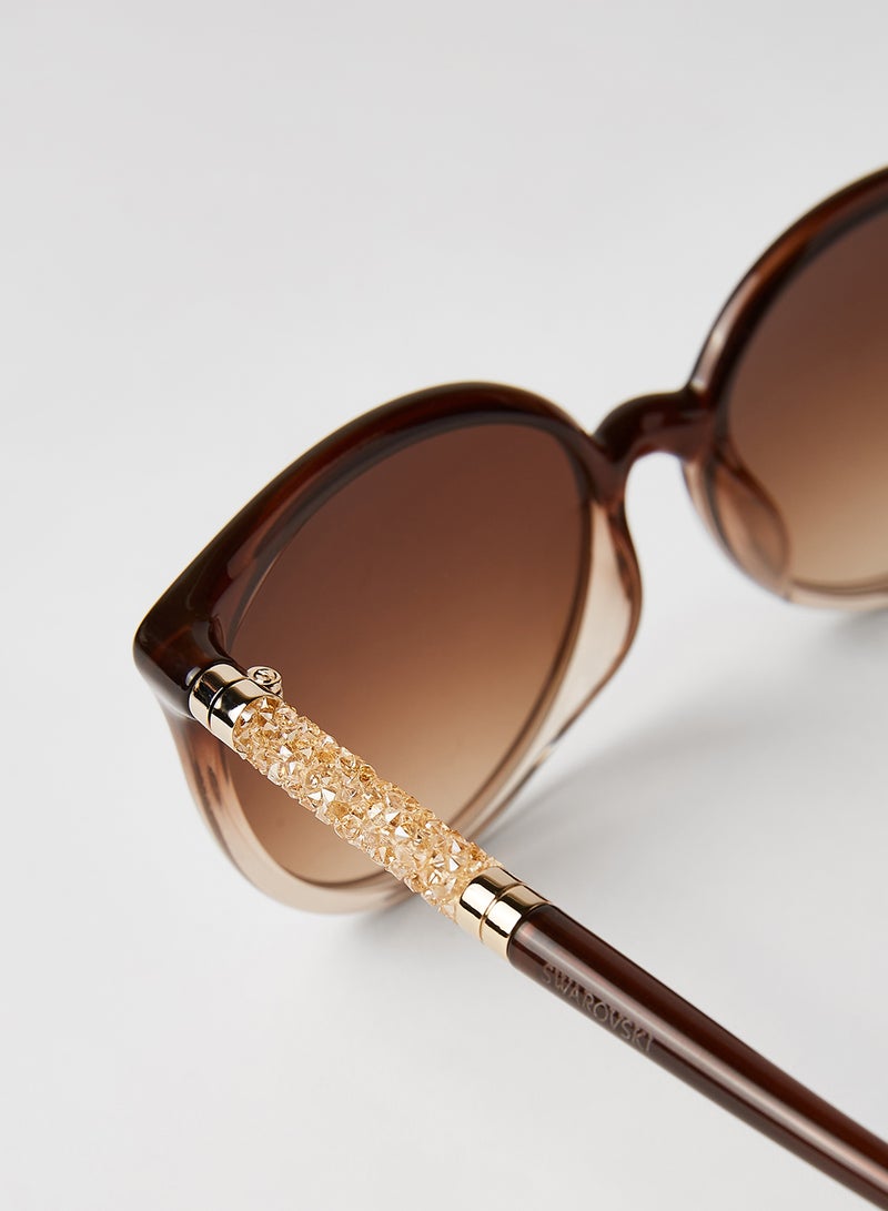 SWAROVSKI Women's Embellished Sunglasses - Lens Size: 56 mm - Image 2