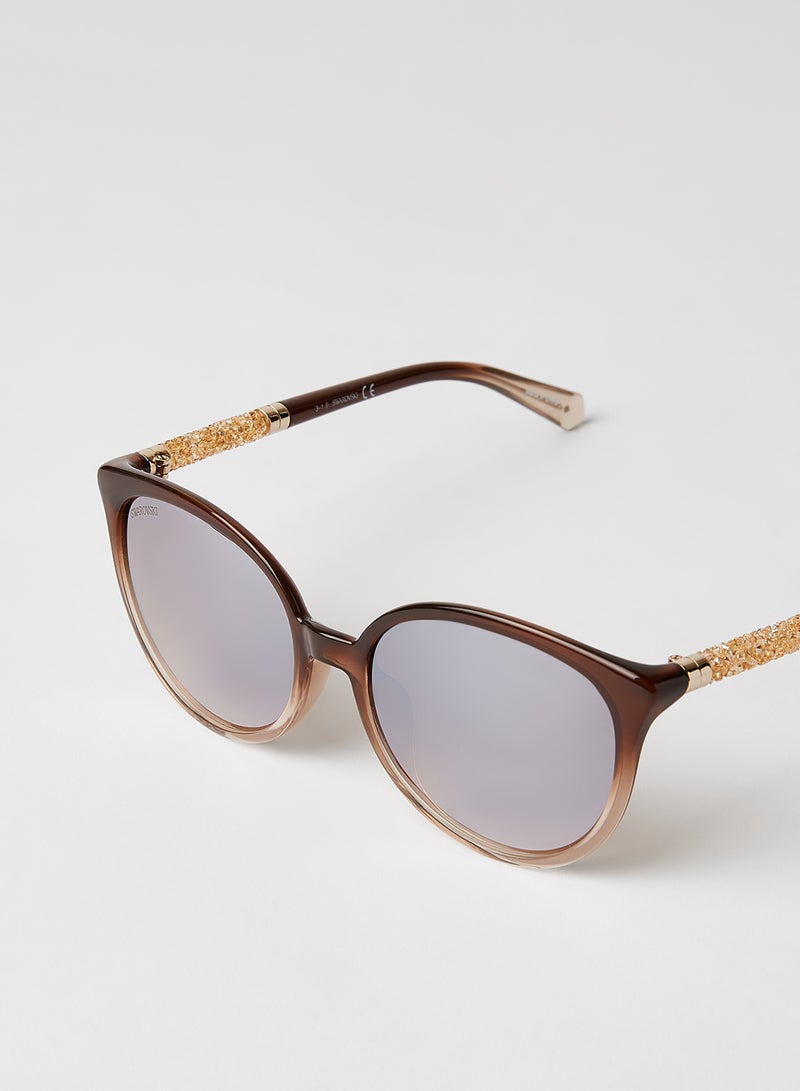 SWAROVSKI Women's Embellished Sunglasses - Lens Size: 56 mm - Image 3