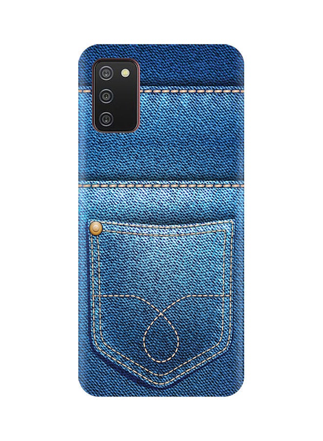 AMC DESIGN Protective Case Cover For Samsung Galaxy A02s Blue/Orange - Image 1