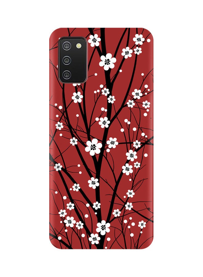 AMC DESIGN Protective Case Cover For Samsung Galaxy A02s Red/Black/White - Image 1