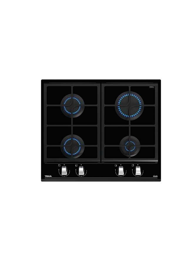 TEKA - Glass Gas Hob With Exactflame Function 112570033 Black - Image 1