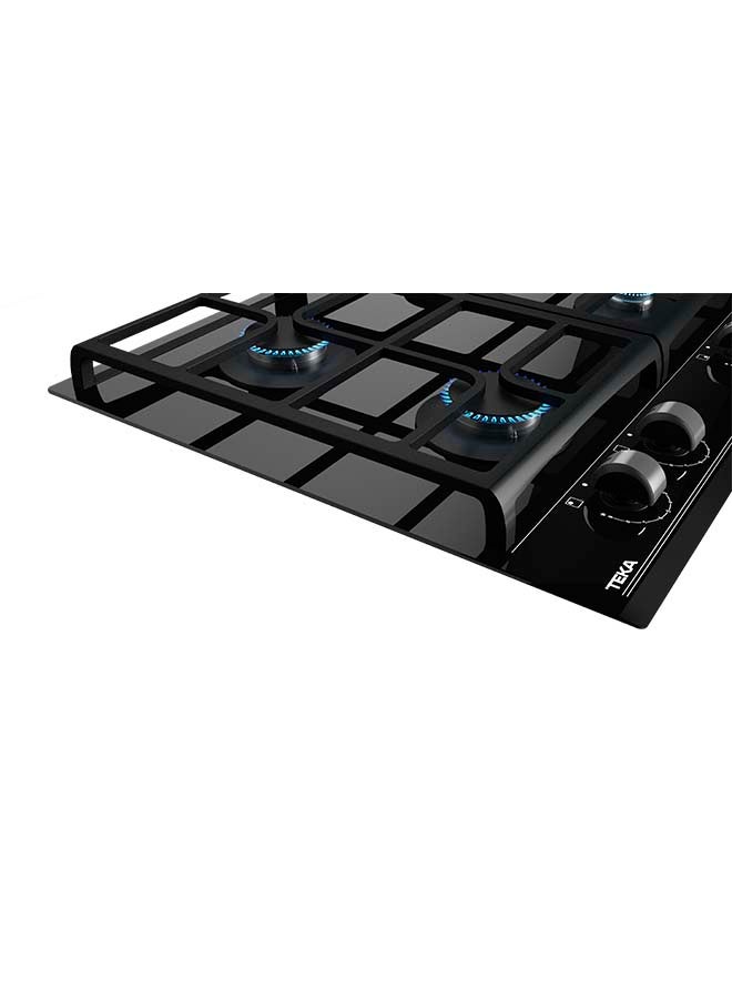 TEKA - Glass Gas Hob With Exactflame Function 112570033 Black - Image 1